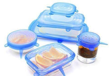 Cargar imagen en el visor de la galería, Tapas Elásticas de Silicona x6 Unidades - ToqueModerno
